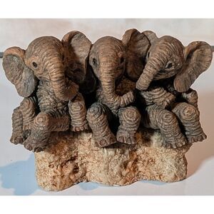 Vintage Country Artists Stratford Collection Mini Elephant Trio